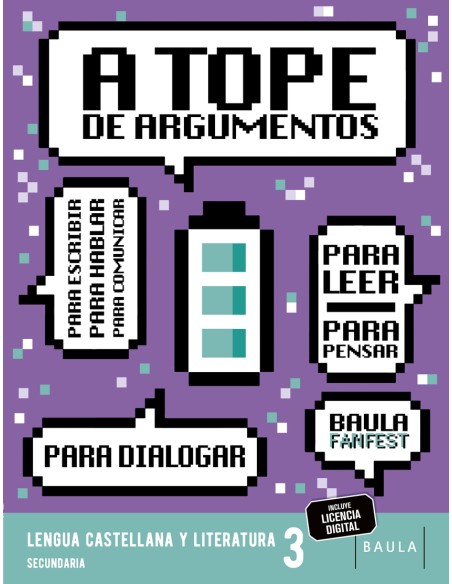 Lengua castellana y literatura 3º Secundaria Libro alumno Fanfest